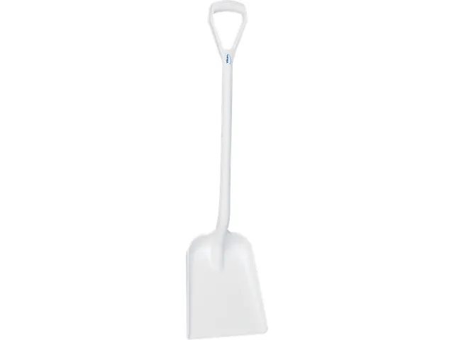 Hygiene 5625-5 Lichtgewicht Schop D-Greep Korte Steel Wit