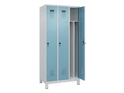 locker voor scheiding van kleding,HxBxD 1950x900x500mm,3vak