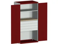 armoire modulaire HxlxP 2000x1050x650mm 1xtablette en acier 4tiroir(s)