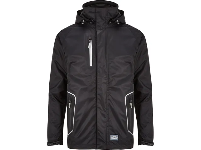 Werkjas Trojan 3-in-1 zwart waterdicht XS