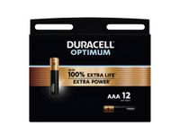 Batterij Duracell Optimum 12xAAA Alkaline 1.5V