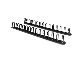 Verticale kabelmanager met D-ring haken 40U 1,8 m - 1