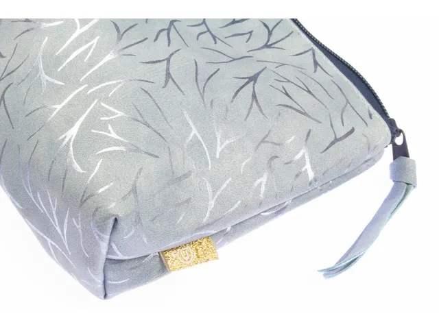 Etui Natural Beauty blauw. 22 x 15 cm.