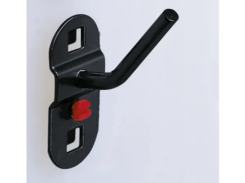 schuine haak,v. perfoplaat,L 40mm,RAL7016