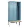 locker met bank,voor scheiding van kleding,HxBxD 2120x900x815mm,3vak