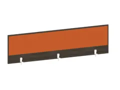 baliepaneel bureau aanbouw achter NV bruin hickory oranje 1600mm