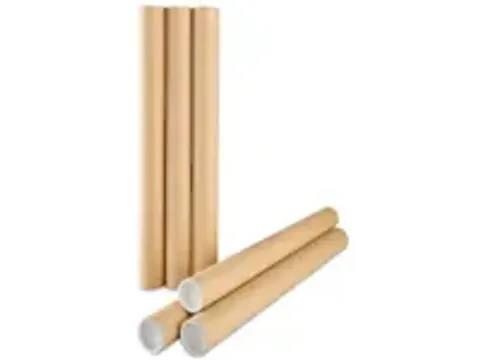 OUTLET Verzendkoker Rond 1230x100mm Bruin 5 Stuks