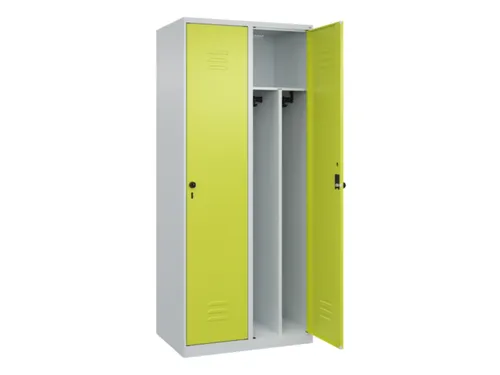 locker voor scheiding van kleding,HxBxD 1850x800x500mm,2vak