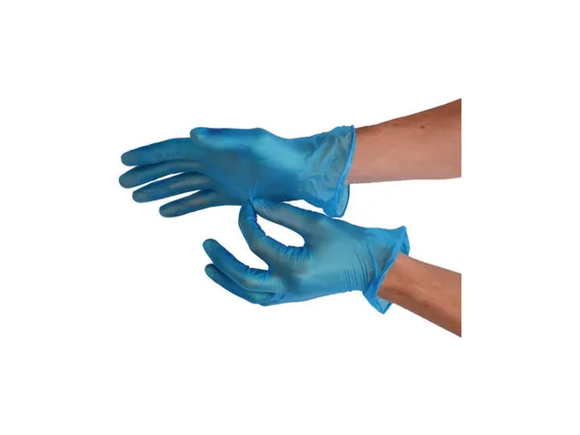 Gant en vinyle non poudré Bleu Small 100 pièces