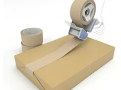 Verpakkingstape Papier 50mmx50mtr 33µm bruin