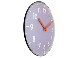Wandklok NeXtime Duomo 35cm lavendel