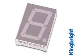 1-Digit Display 45mm Gemeenschappelijke Kathode Superrood