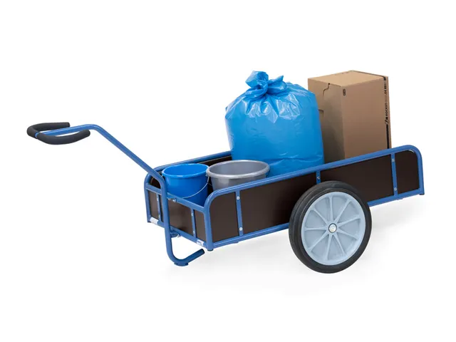 Handtrekwagen 4108V 2 Wielen 400kg 845x545mm 4 Wanden massief Rubber