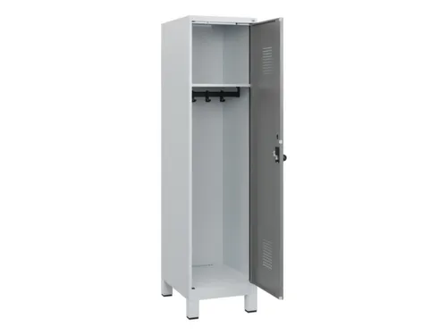 schoollocker,HxBxD 1630x400x500mm,1vak,vak B 400mm,draaigrendel,voeten