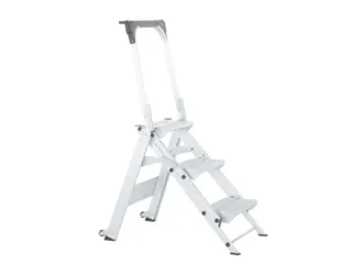 verrijdbare veiligheidstrap,eenzijdig,3treden,Stand H 0,66m - 2