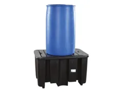 PE-opvangbak,v. 1x200l vat,opvangvol. 225l,HxBxD 600x1000x680mm