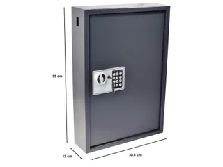 Sleutelkast Pavo high security 100 haken 550x400x120mm elektronisch - 7