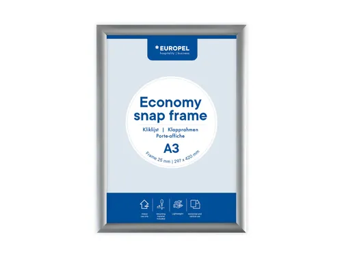 Kliklijst Europel Economy A3 zilver