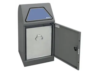 afvalverzamelaar,niet-brandbaar,1x45l,HxBxD 800x400x380mm - 2