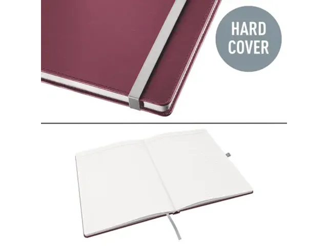 Carnet de notes Leitz Style A5 ligné 160 pages 100g rouge