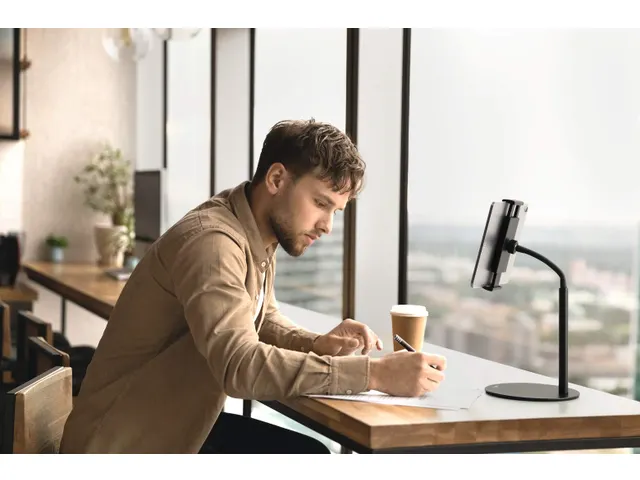 Tablethouder Twist Table Zwart