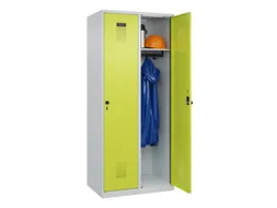 locker,HxBxD 1850x800x500mm,2vak,vak B 400mm,draaigrendel