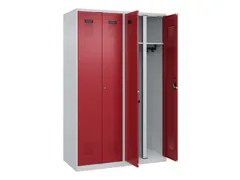 locker voor scheiding van kleding,HxBxD 1850x1200x500mm,4vak