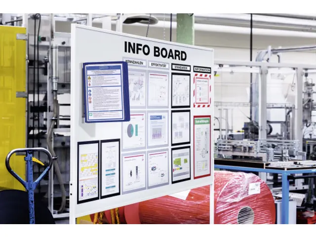 Wandmodule Vario Magnetisch Muur 5 Panelen Donkerblauw