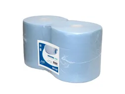 Industriepapier 50107 Euro perforatie CEL Blauw 2-Laags 2rollen