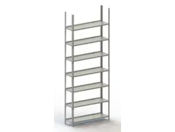 magazijnstelling,grondveld,HxBxD 2200x1004x304mm,vaklast 80kg