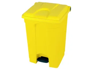 Afvalbak 70 liter HxBxD 673x412x495mm PP geel - 1