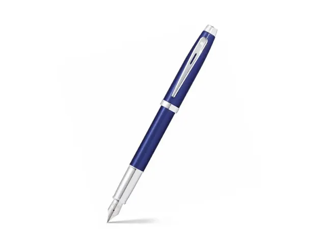 Vulpen SHEAFFER 100 E9339 M Glossy blue lacquer chrome plated