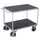 tafelwagen,draagverm. 500kg,2etage(s),laadvl. LxB 1200x800mm,houtetage