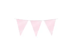 Party Flag Foil Baby Pink