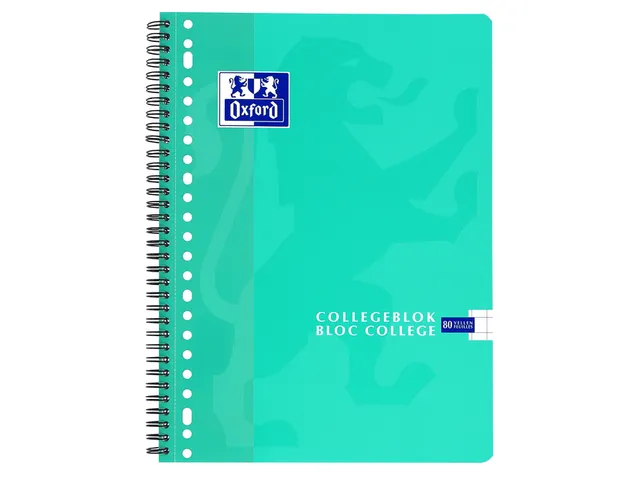 Collegeblok Oxford School Scribzee A4 23-Gaats Ruit 10Mm 80Vel Assorti