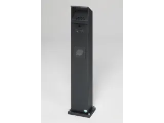 Combi-asbakstaander Vierkant Staalplaat 2/5 Liter 1150X180X150mm - 2