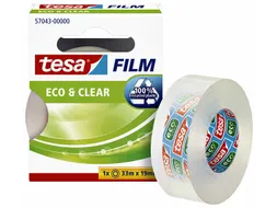 Plakband Tesa 57043 eco&clear 19mmx33m
