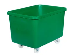 Verrijdbare Rechthoekige Bak 340 Liter Hxbxd 711X991X686Mm Pe Groen
