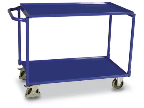 Tafelwagen 250kg 1000x600mm 2 Etages Ral5010 Staalplaat