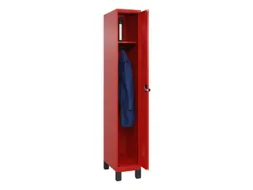 locker,HxBxD 1950x300x500mm,1vak,vak B 300mm,draaigrendel,voeten