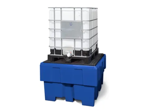 opvangbak,v. 1xIBC,opvangvol. 1000l,HxBxD 895x1280x1660mm