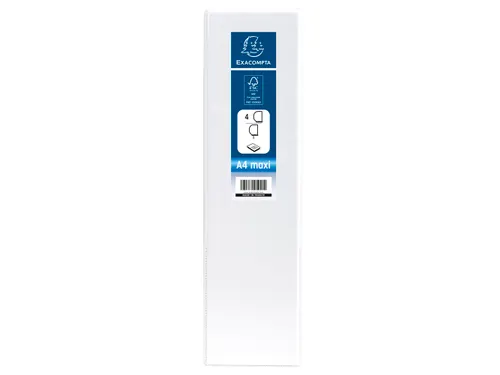 Ringmap Pp Personaliseerbaar Kreacover 4D-Ringen 60mm A4 Maxi Wit