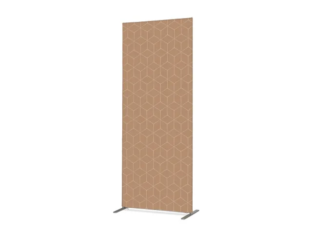 Scheidingswand Textiel Deco 85x200cm Hexagon Beige