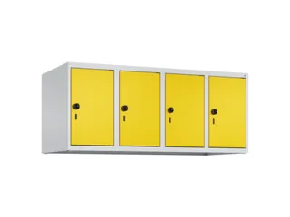 opzetkast,v. locker,4vak.,vak B 300mm,HxBxD 500x1200x500mm - 2