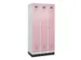 locker voor scheiding van kleding,HxBxD 1950x900x500mm,3vak