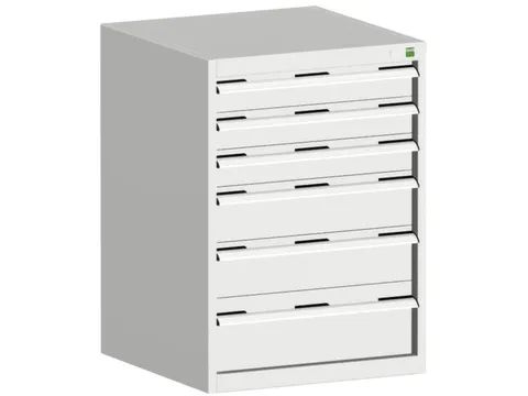 ladekast HxBxD 900x650x525mm 6laden romp RAL7035 front RAL7035