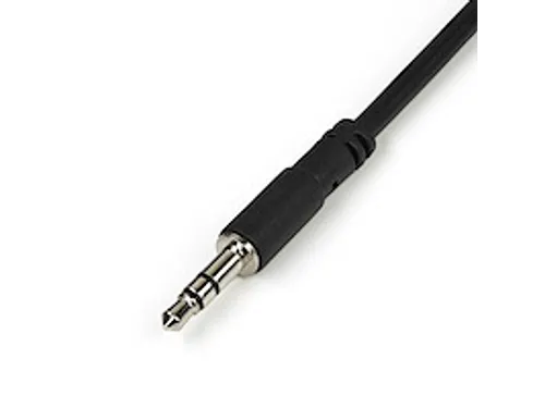 Slim Stereo Splitterkabel Y-adapter 3,5mm M naar 2x 3,5mm F
