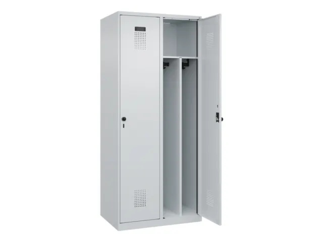 locker voor scheiding van kleding,HxBxD 1850x800x500mm,2vak