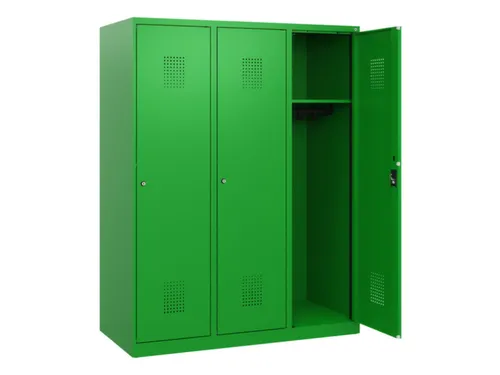 schoollocker,HxBxD 1530x1200x500mm,3vak,vak B 400mm,cil.-slot