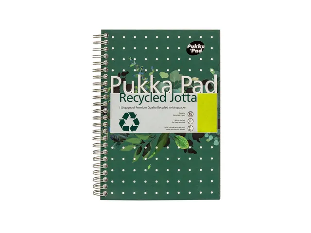 ##*Notitieboek Pukka Pad recyclijn A5 groen